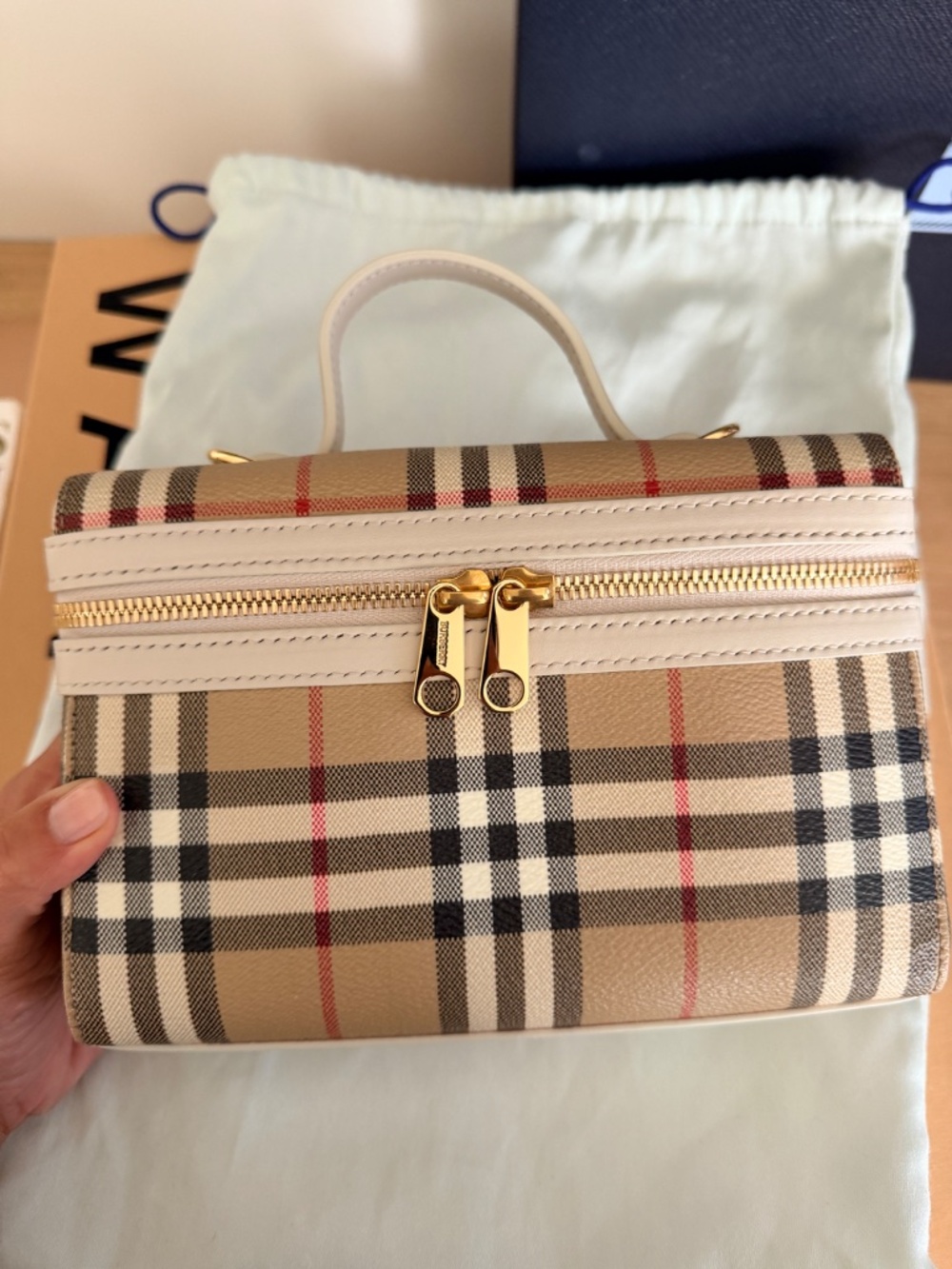 Check Vanity Bag - Picture 5 of 8